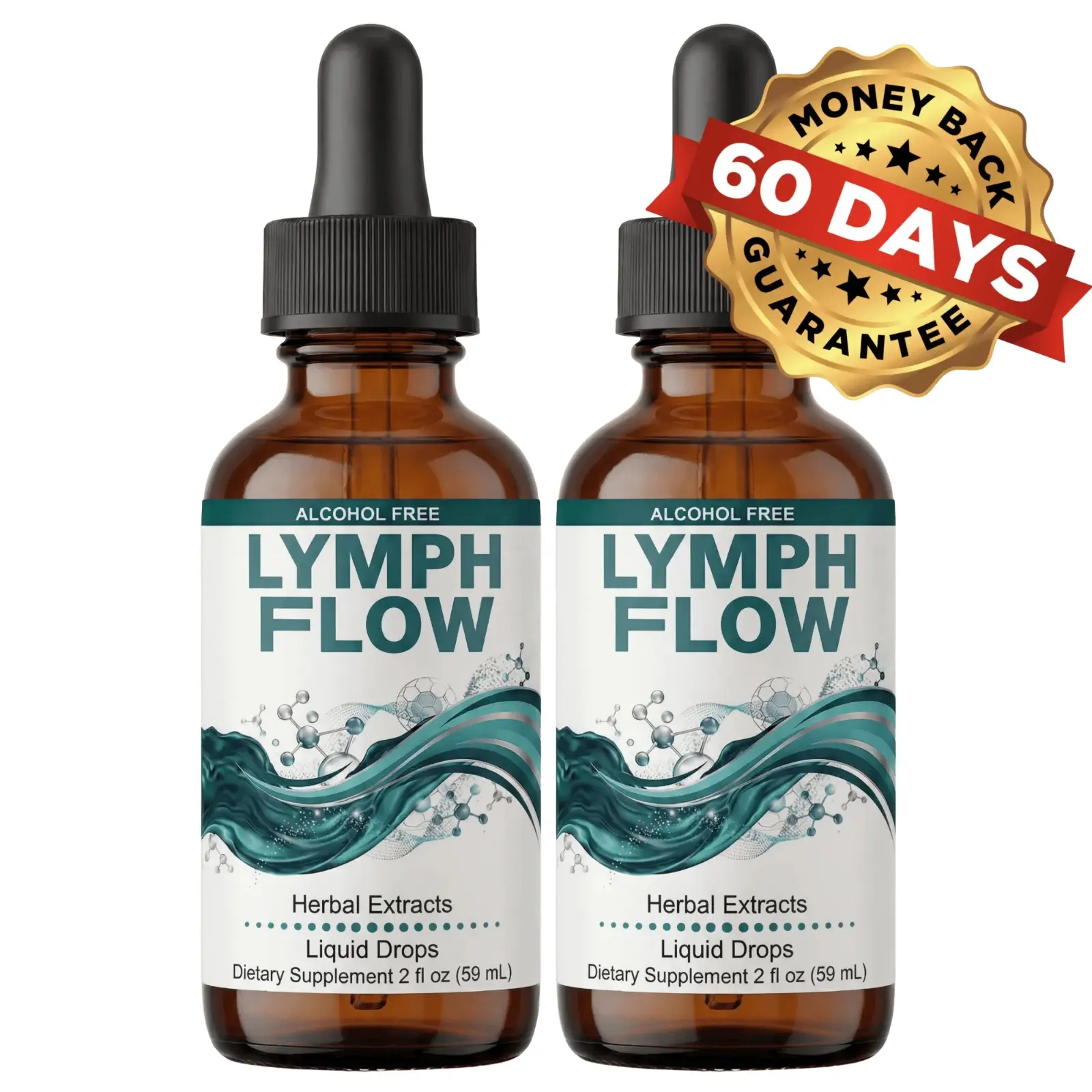 Lymph Flow™ Alcohol-Free Herbal Lymphatic Support Supplement